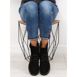 Workery zamszowe czarne NC698 Black 2