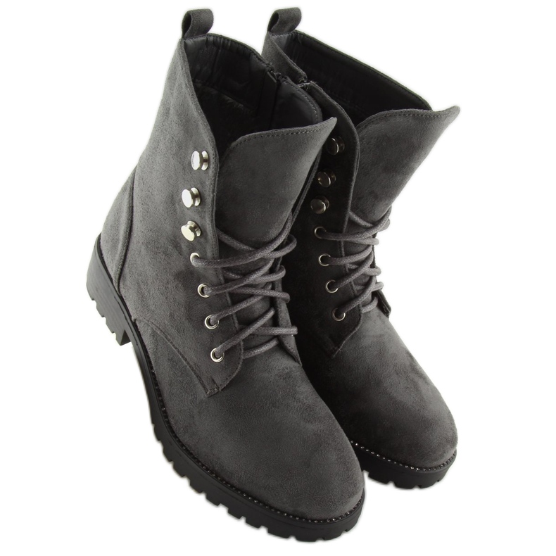 Workery zamszowe szare NC698 Grey 1