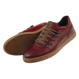 Półbuty czerwone Pilpol PC051 5