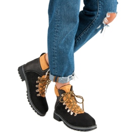 Czarne Trapery Damskie 2