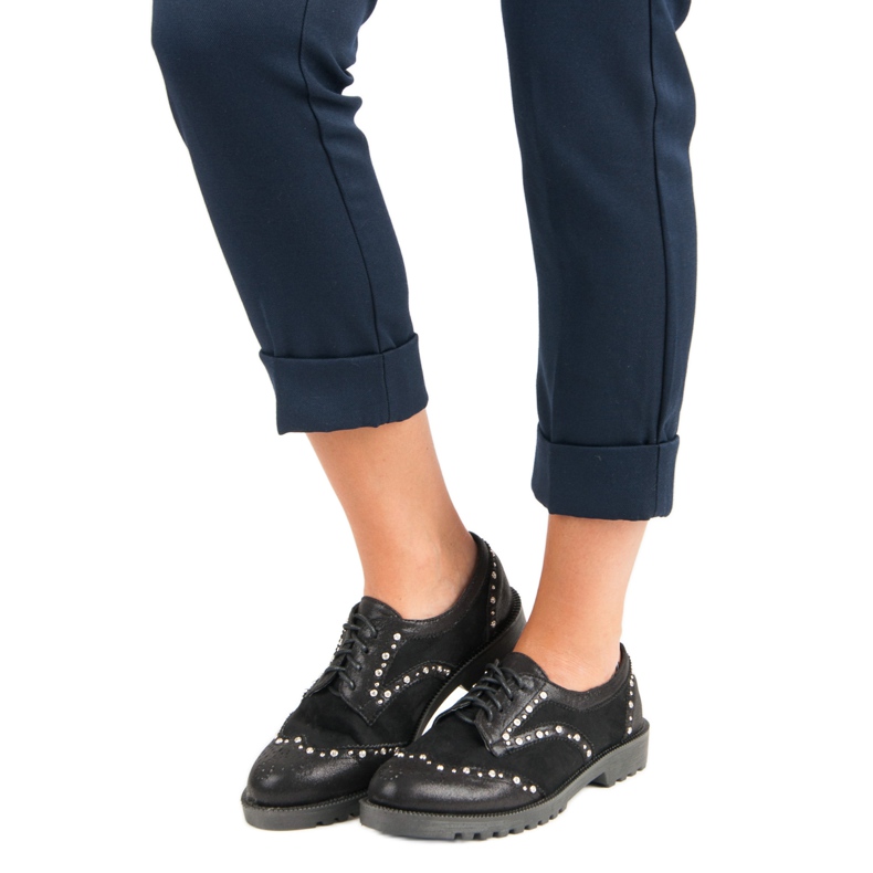 Seastar Modne Półbuty Casual czarne 1