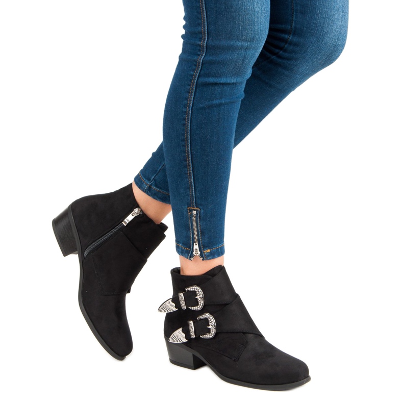 Seastar Casualowe czarne botki 2