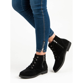 Czarne Botki Na Suwak 1