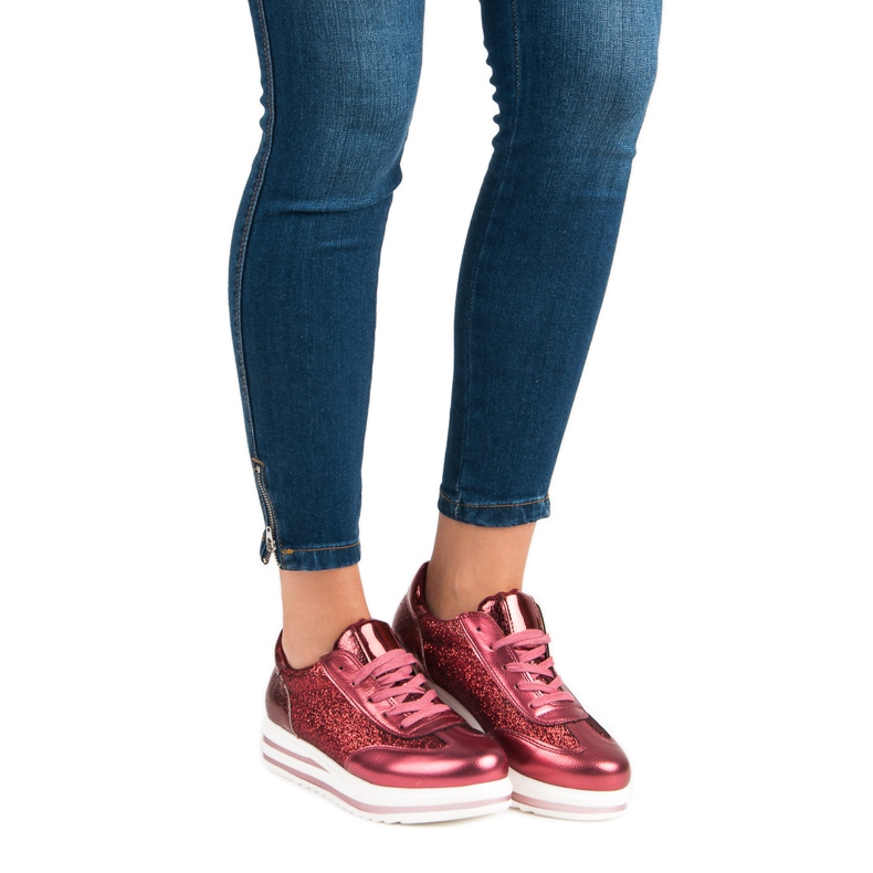 Fama Modne sneakersy czerwone 1