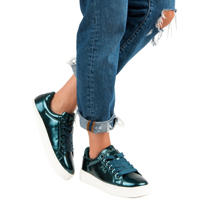 Fila Upstage F Low Wmn białe zielone 2