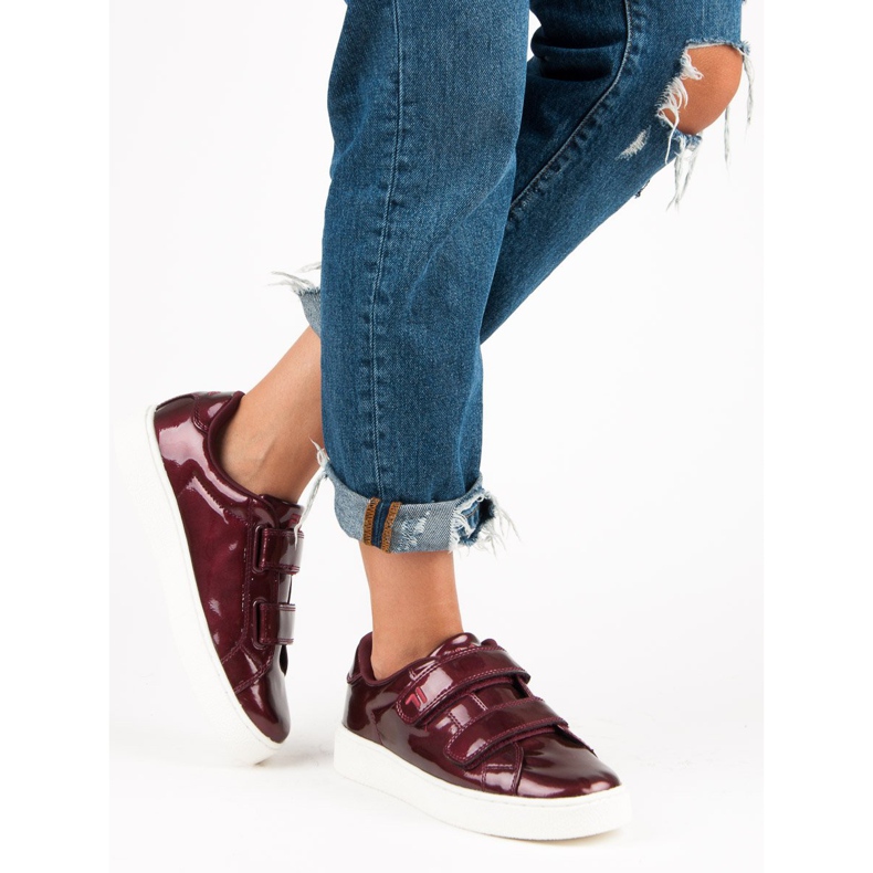 Fila Upstage Velcro Low Wmn czerwone 2