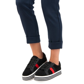 Trampki Na Platformie VICES czarne 1