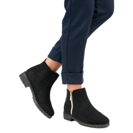 Czarne Botki Casual 2