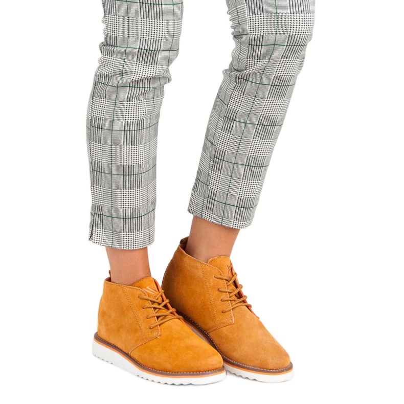 New Age Botki Damskie pomarańczowe 2