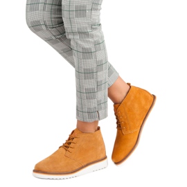 New Age Botki Damskie pomarańczowe 1