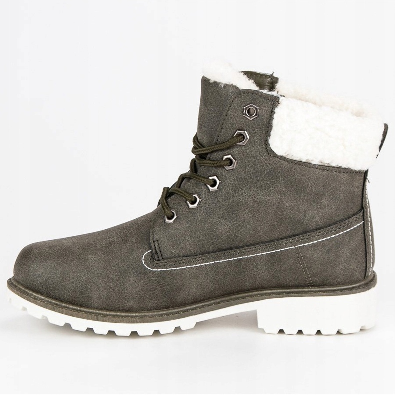 McKey Traperki Z Futerkiem Khaki zielone 1