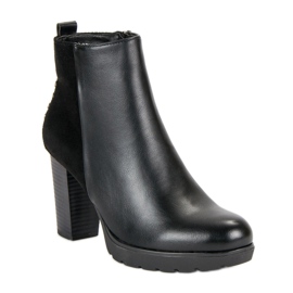 Weide Eleganckie botki na jesień czarne 1