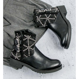 Stylowe Botki Damskie czarne 1