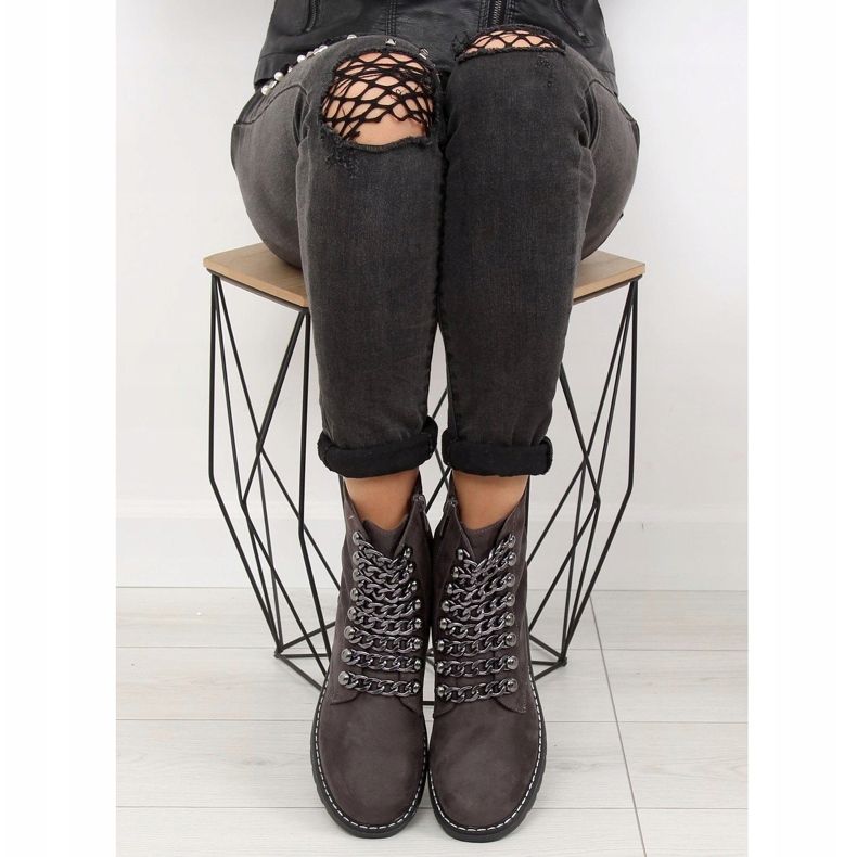 Botki workery szare 061-27-1 Grey 2