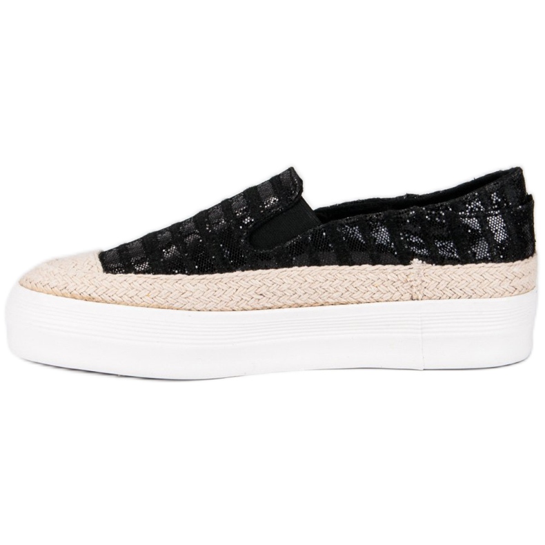 J. Star Czarne Trampki Espadryle 1