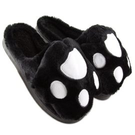 Kapcie damskie czarne DD93 black 2
