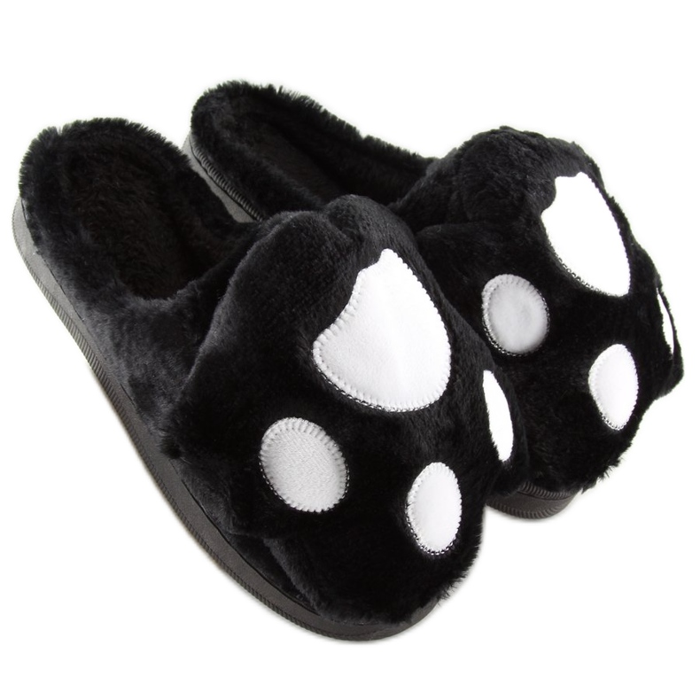 Kapcie damskie czarne DD93 black 2
