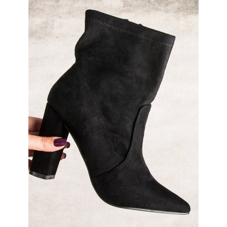 Seastar Czarne zamszowe botki 1