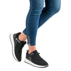 Lekkie buty sportowe czarne 1