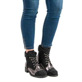 Seastar Modne workery damskie czarne 1