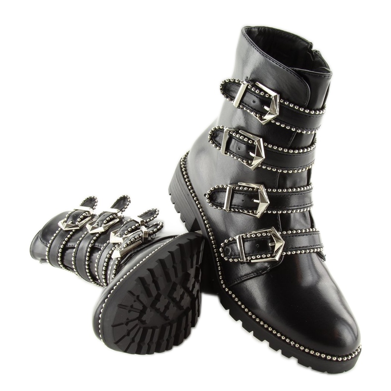 Workery damskie czarne BK-09 black 2