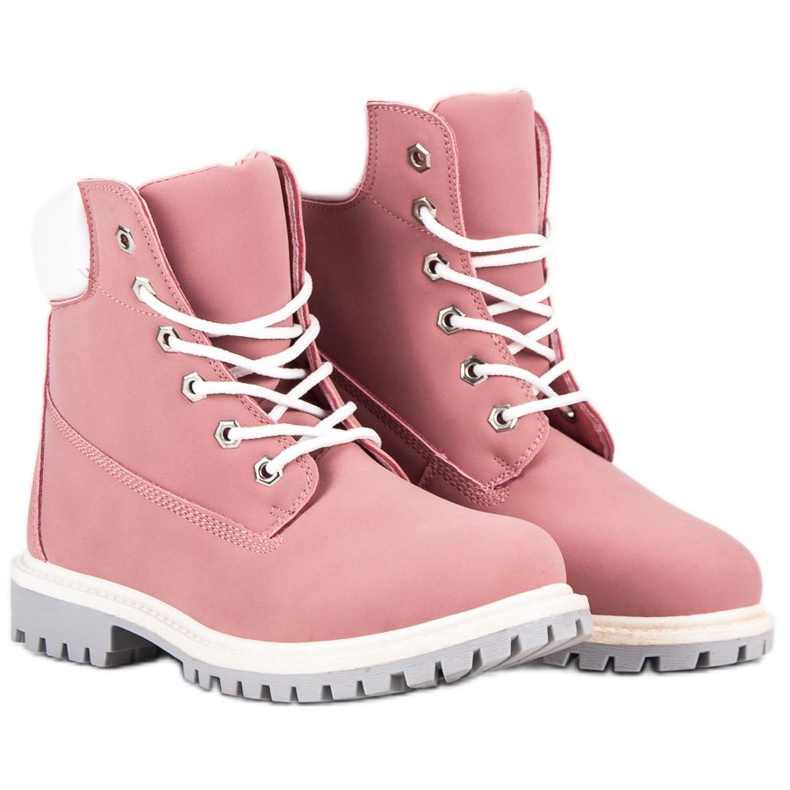 Bello Star Różowe traperki 1