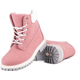 Bello Star Różowe traperki 2