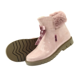 American Club American kozaki botki buty zimowe 18015 różowe 3