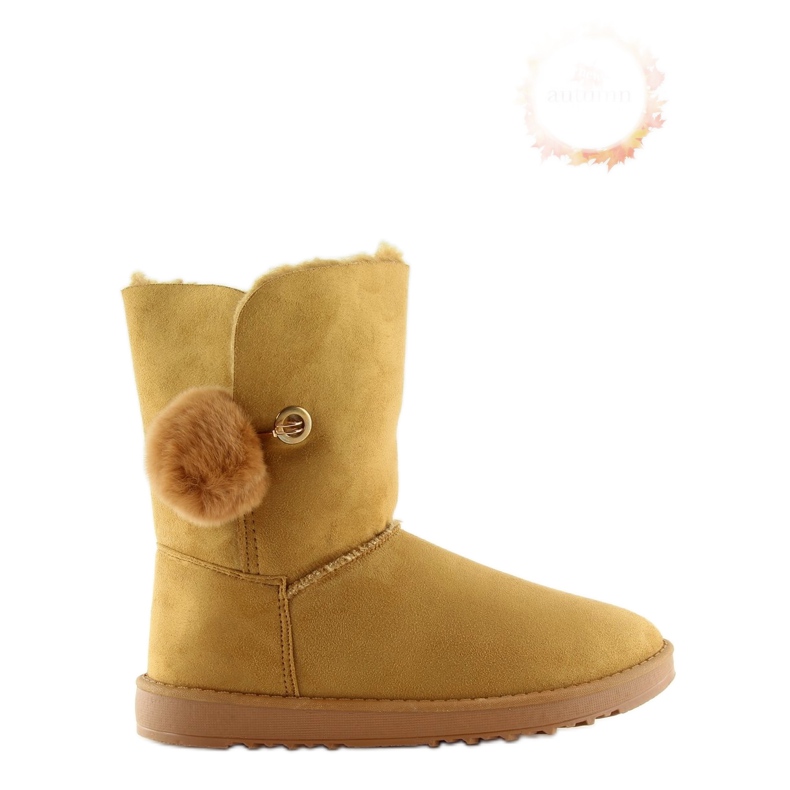 Emusy z pomponem camel SP04P camel brązowe 1