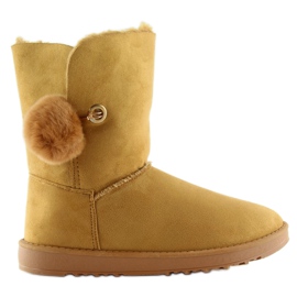 Emusy z pomponem camel SP04P camel brązowe 2