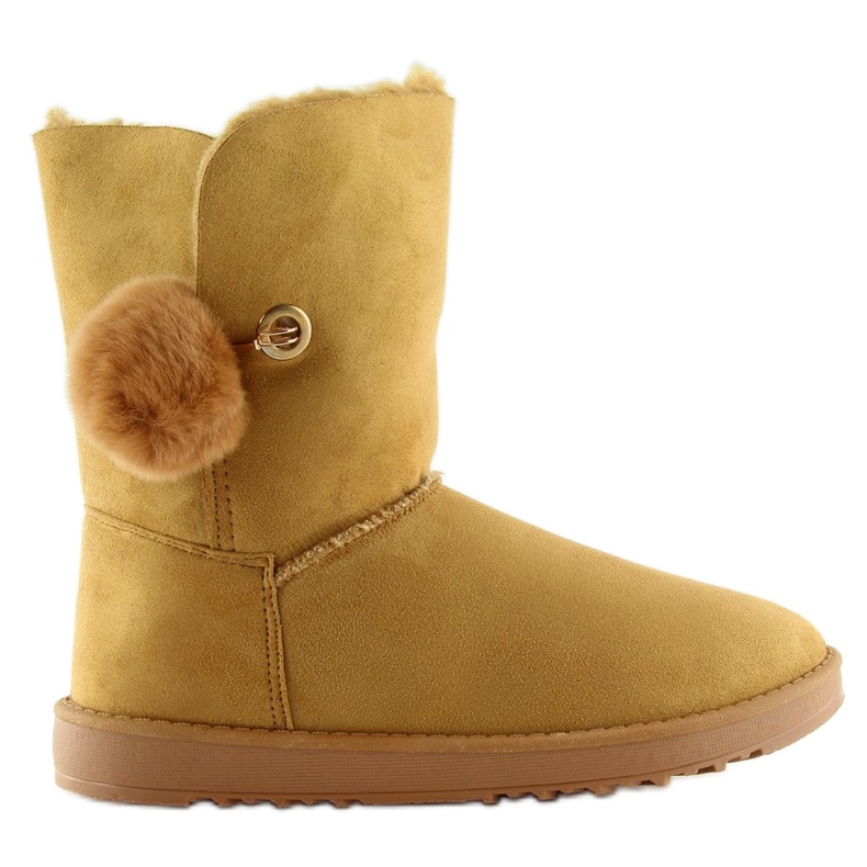 Emusy z pomponem camel SP04P camel brązowe 2