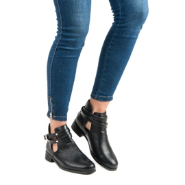 Czarne botki fashion 1