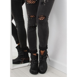 Botki workery damskie czarne FM567 Black 2