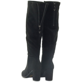 Kozaki na słupku Sergio leone czarne 3