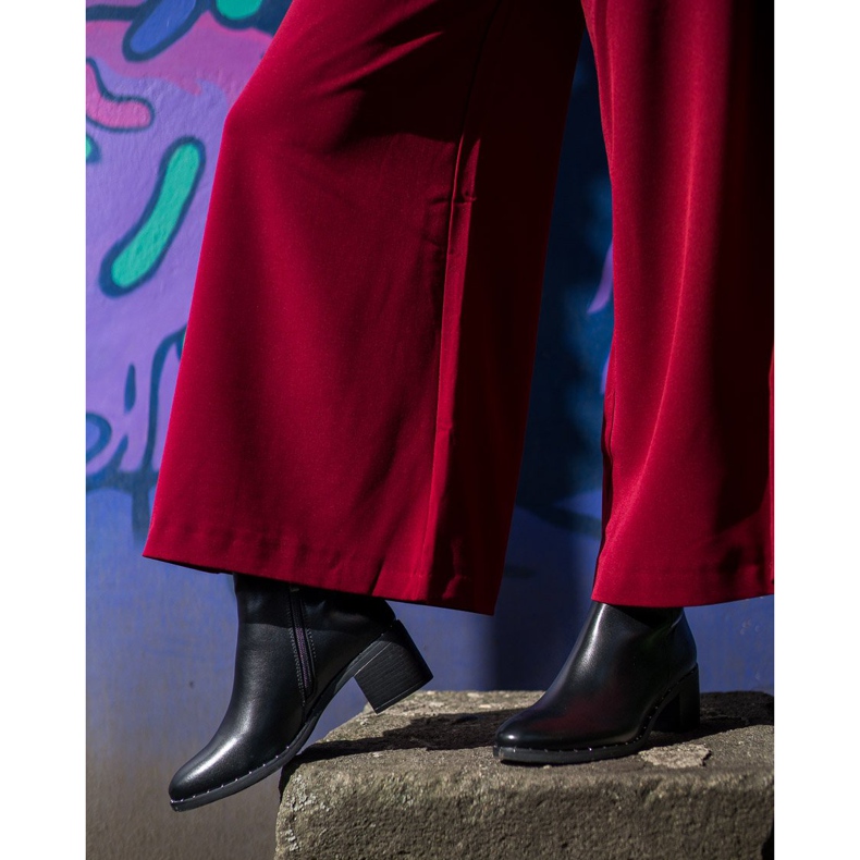 Seastar Eleganckie czarne botki 1