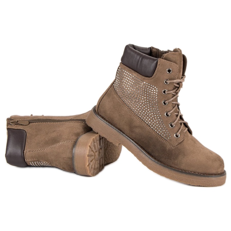 Bestelle Brązowe traperki 1