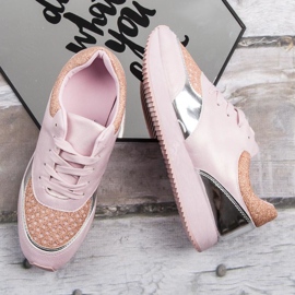 Modne Trampki różowe 2