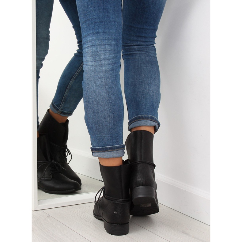 Botki workery czarne 16006-53A Black 2