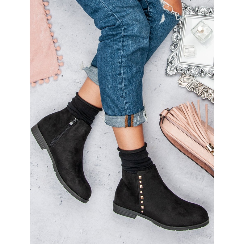 Seastar Niskie Botki Damskie czarne 2