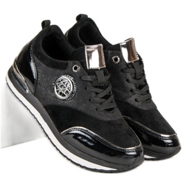 Aclys Wiązane Buty Sportowe czarne 2