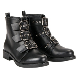 Small Swan Stylowe workery czarne 1