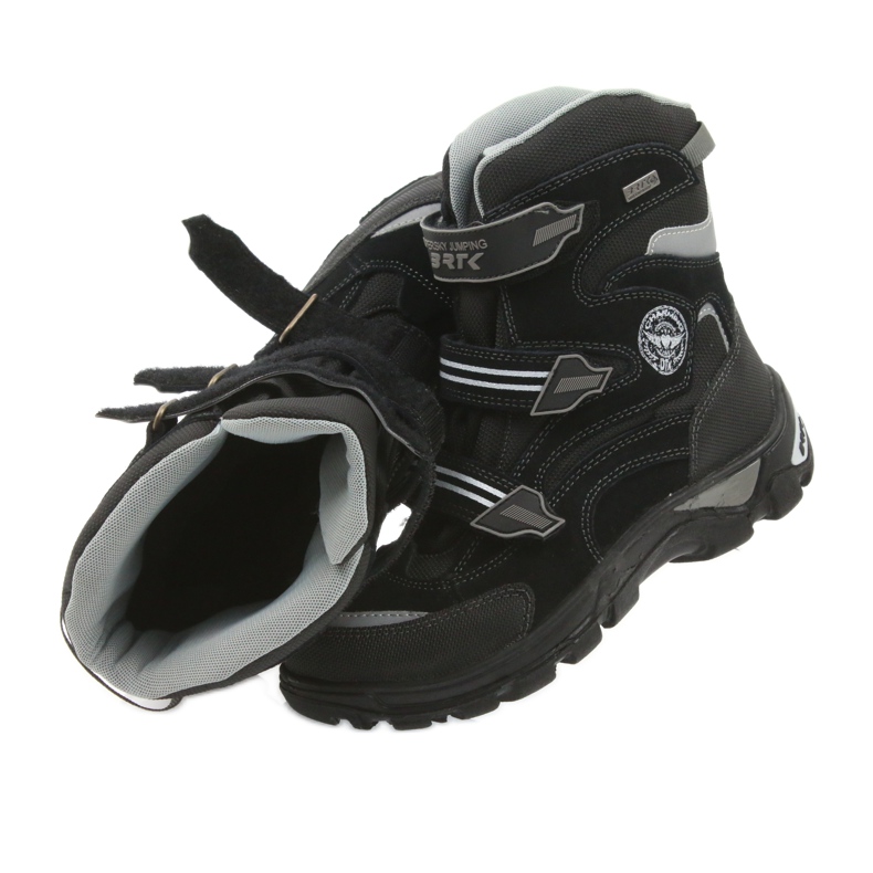 Kozaki membrana Bartek 47672 czarne szare 4