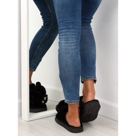 Kapcie damskie czarne DD91 Black 1
