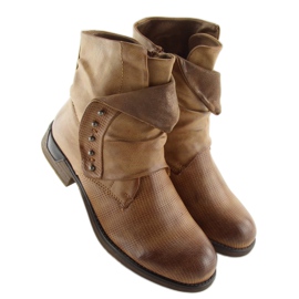 Botki damskie camel JA3153 Camel brązowe 2