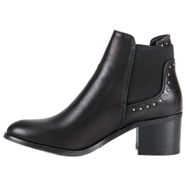 Botki Na Słupku czarne 1