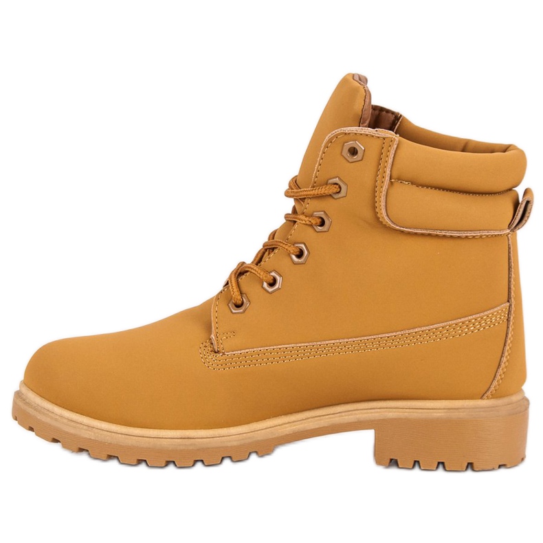 Small Swan Camelowe traperki brązowe wielokolorowe 1