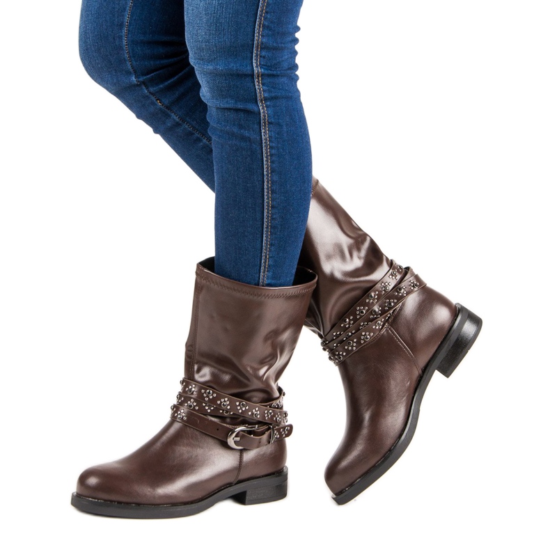 Small Swan Brązowe Workery 2