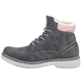 McKey Traperki z kożuszkiem szare 1