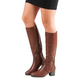 Filippo Brązowe Klasyczne Kozaki 1