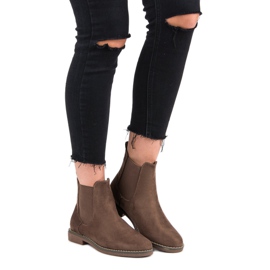 Super Mode Zamszowe Sztyblety Khaki 1